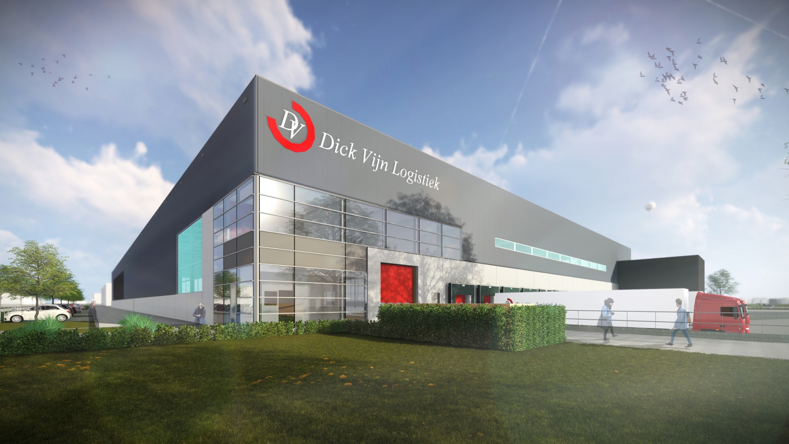Artikel nieuwbouw Dick Vijn in vakblad Industriebouw