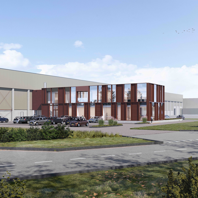 Nieuwbouw Bergia Frites in Roermond in volle gang