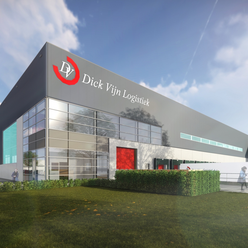 Artikel nieuwbouw Dick Vijn in vakblad Industriebouw